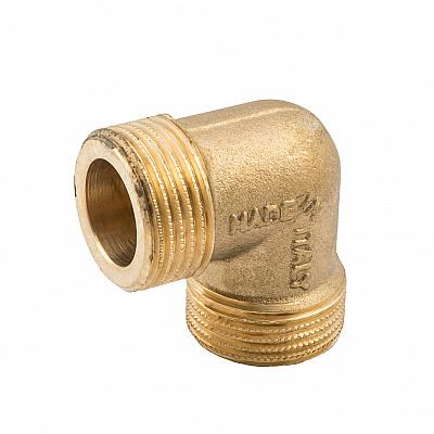 Угольник ELSEN 90°, НН, 1", 1", латунь EBF10.10