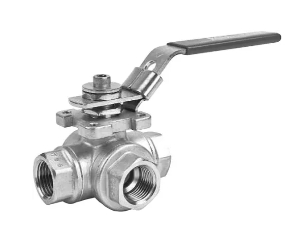 Кран шаровой 1/4" 3WAYL316-PPM008