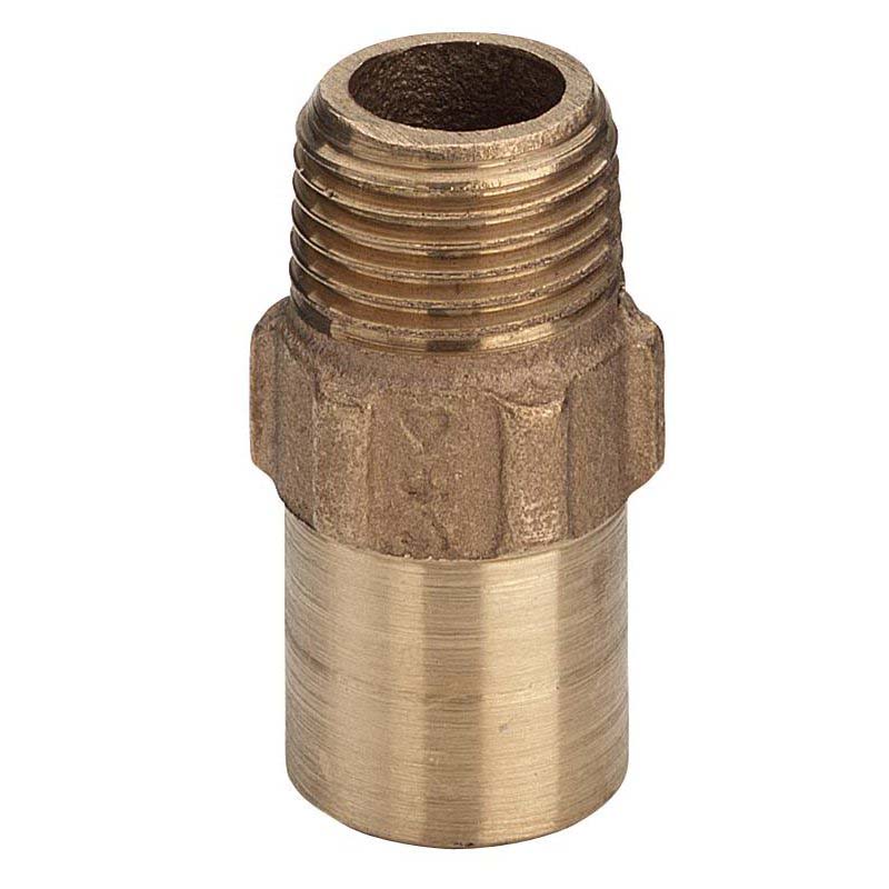Переходная вставка, Viega, с резьбой Н, 22 x 1/2", бронза, модель 94280G