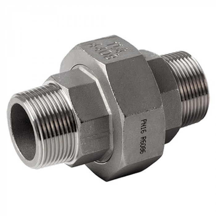 Американка нр/нр нержавеющая, AISI316 DN25 (1")  (CF8M)  PTFE, PN16