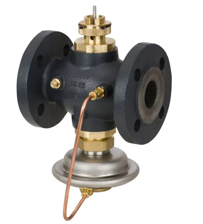 Комбинированный регулятор Danfoss AVQM Ду40/20 Pу25 фланцевый
