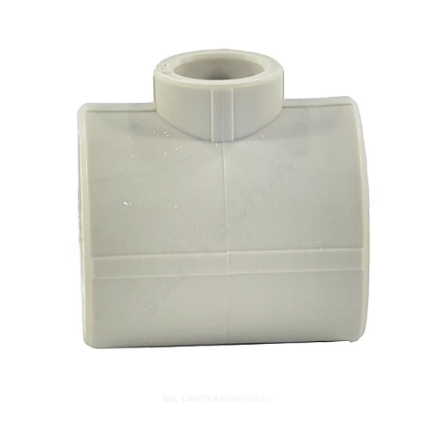 Тройник PP-R серый переходной Дн63х25х63 VALFEX 10632563Г