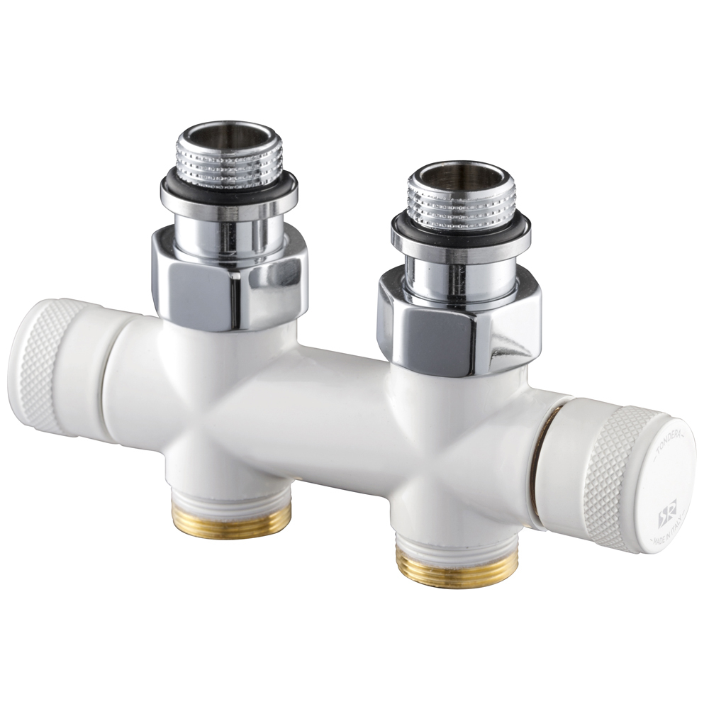 Узел прямой SR Rubinetterie Tondera 1/2"х3/4" Е белый