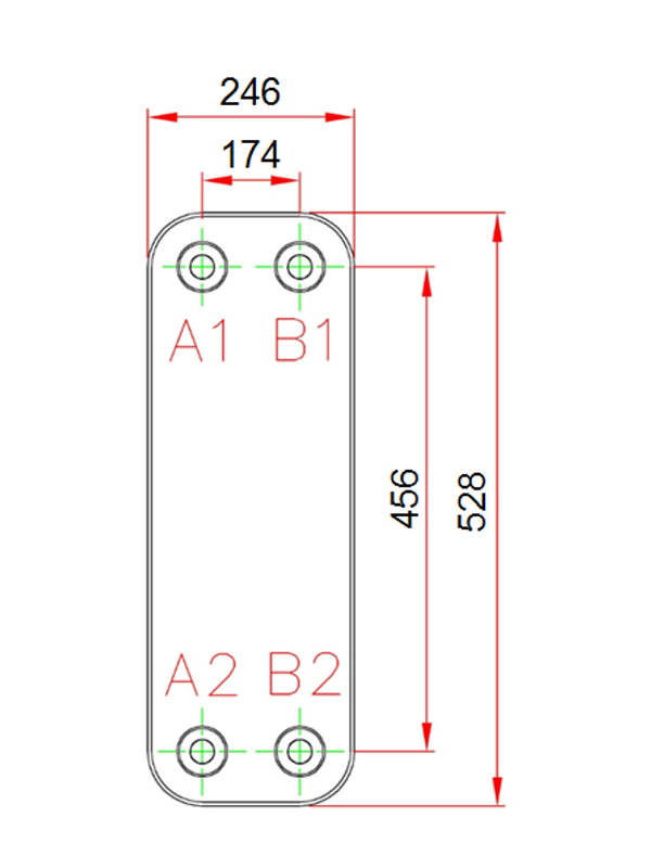 Пластинчатый теплообменник Каори K205-26M-EU1