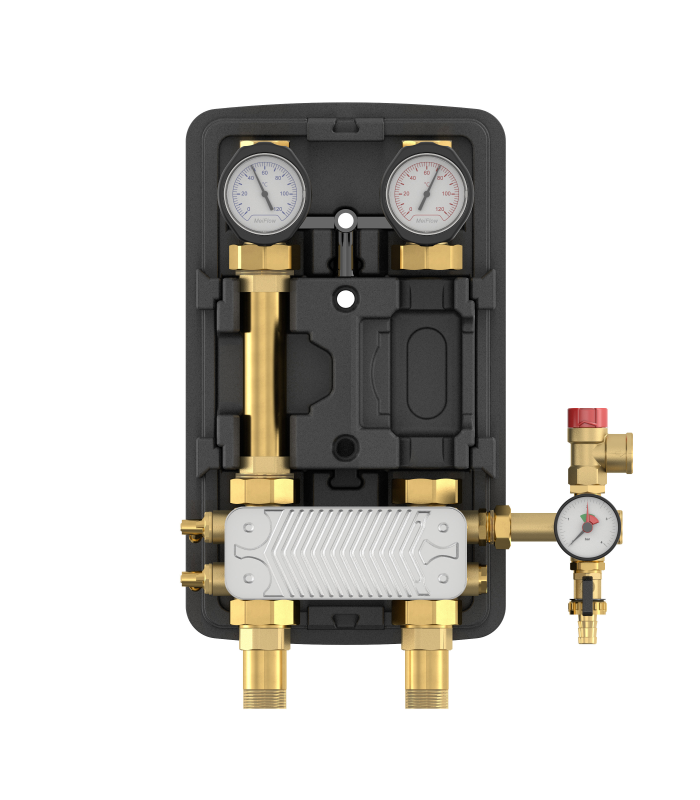 Насосная группа MeiFlow TOP S UC-SD DN25 с теплообменником 30 пластин, без насоса