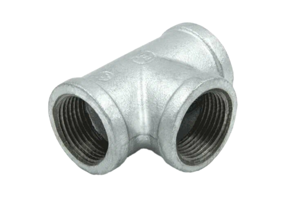 Тройник Fittex PLUS чугун оцинкованный Ду20 (3/4") м/м