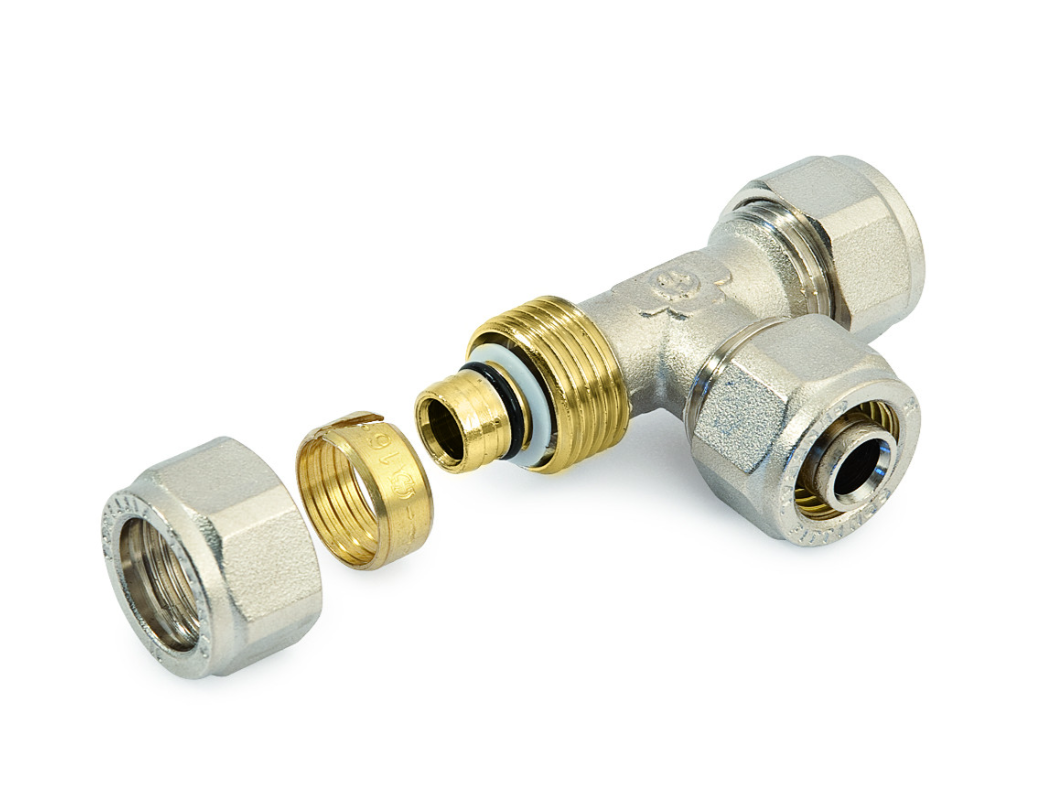 Тройник General Fittings 5300 16-20-16 обжим