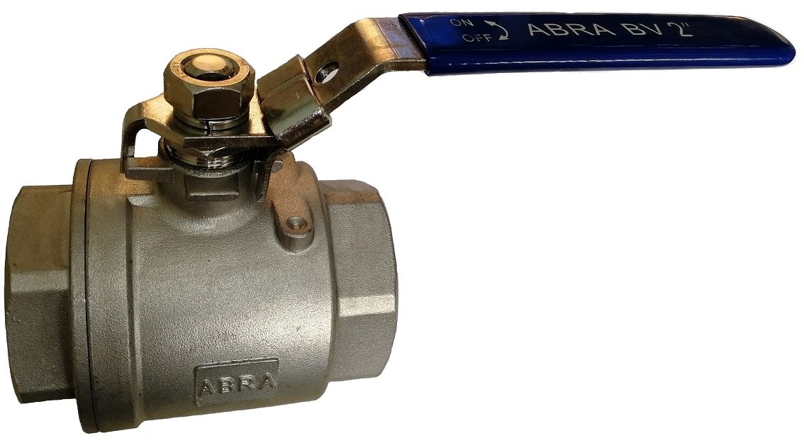 Кран шаровой полнопроходный резьбовой ABRA SS316 ABRA-BV027A-010