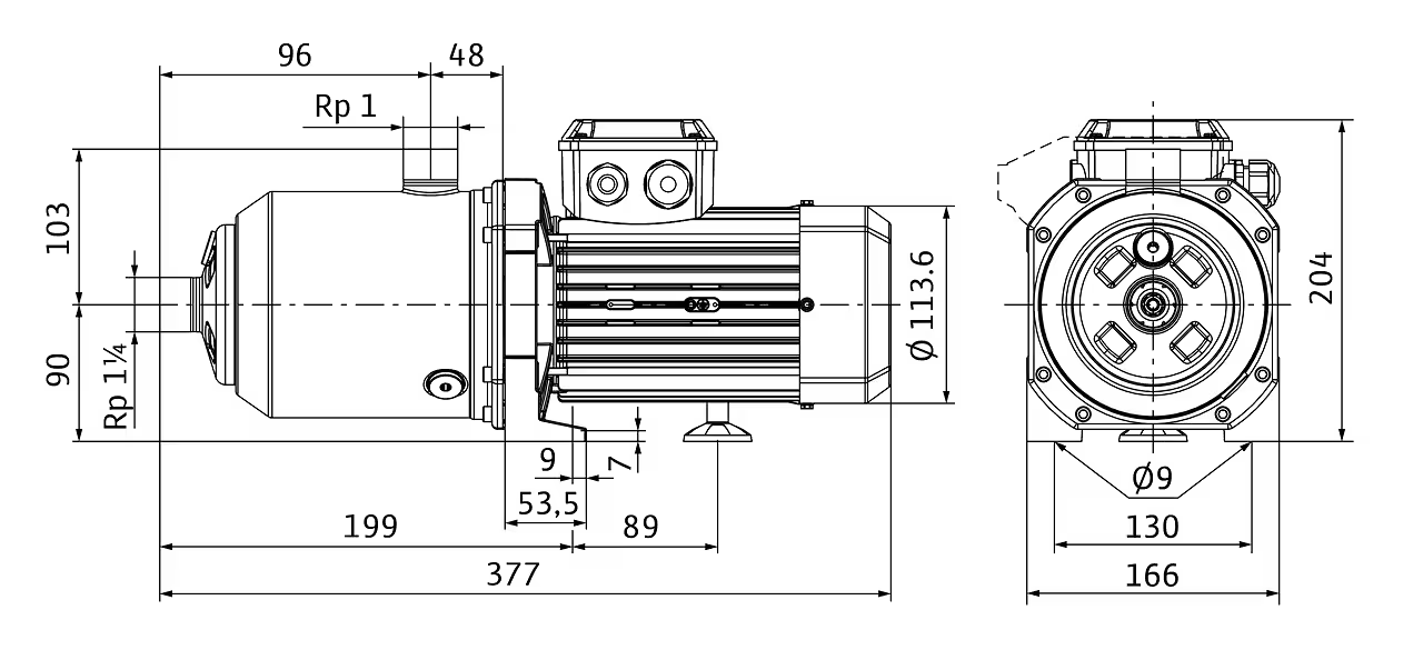 Насос Wilo MEDANA CH1-L.602-1/E/E/10T