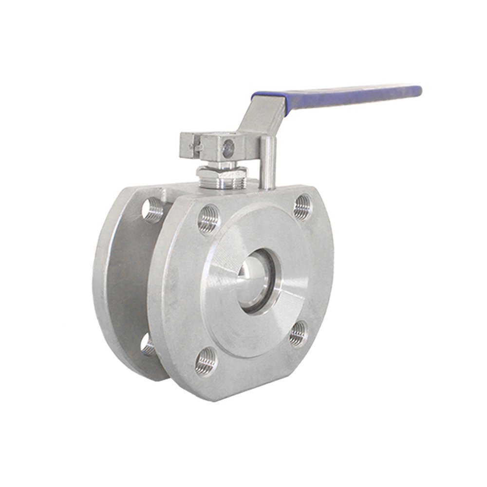 Кран шаровой межфланцевый Newkey под привод нержавеющий (1PC)  AISI304 DN50 (2")  (CF8)  PN16