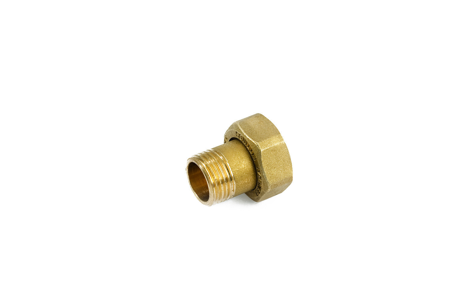 Соединение с накидной гайкой 3/4"-1/2", General Fittings 2700, резьба-резьба, вн.- нар., латунь