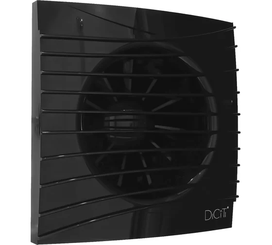 Вентилятор осевой вытяжной ЭРА.SILENT 4C Оbsidian D100