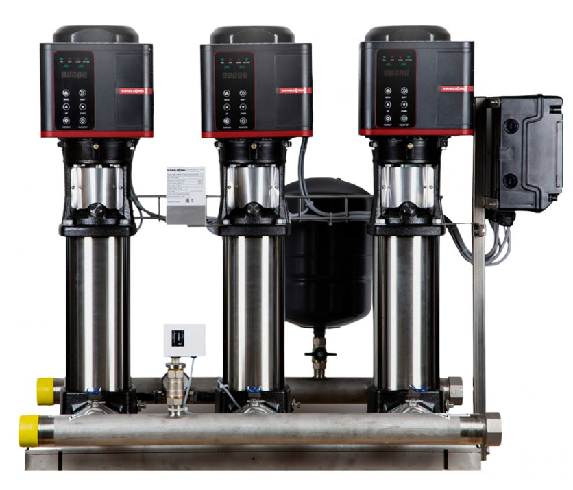 Насосная станция повышения давления Vandjord Hydro-ME 3 CRVE 5-15 G2-B-R-50-16-A