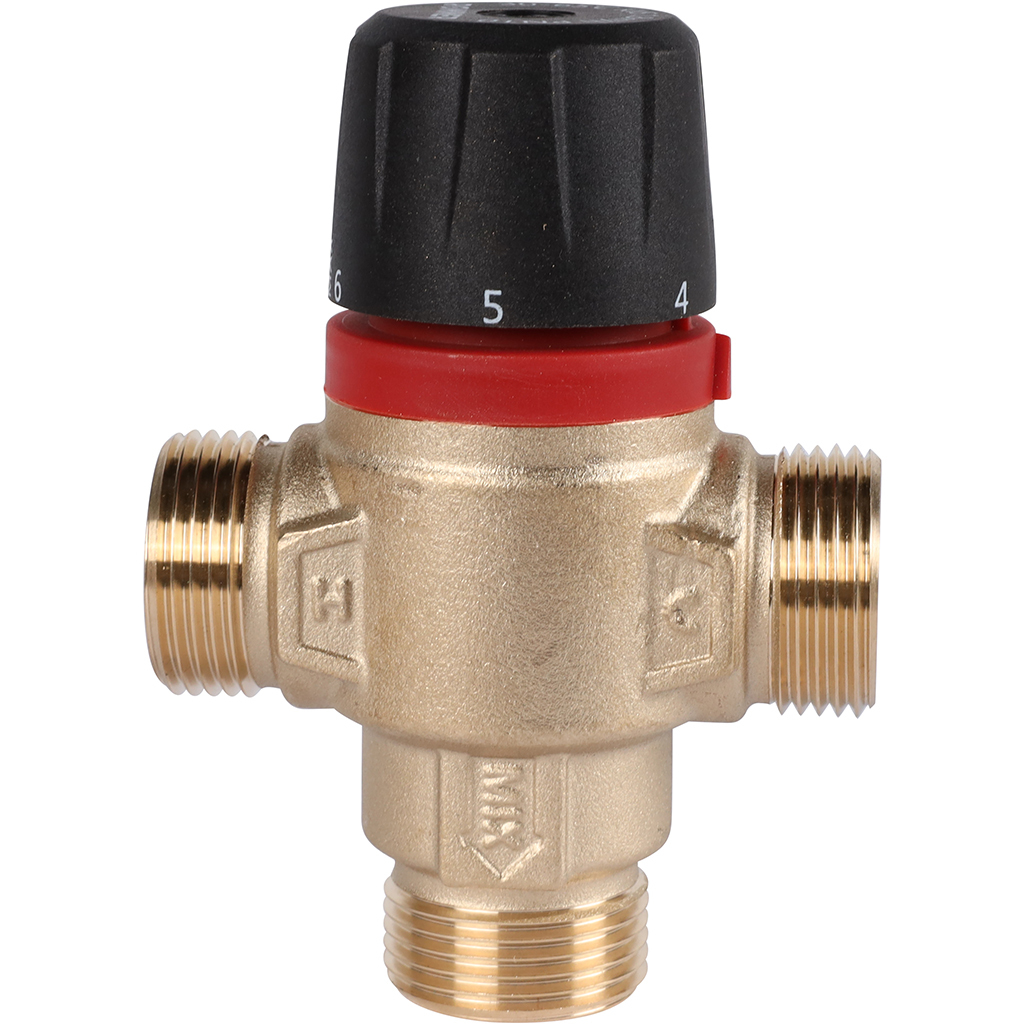 Термостатический смесительный клапан ROMMER RVM-1121 3/4 KVs 1,6