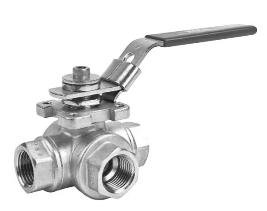 Кран шаровой 3/8" 3WAYT316-PPM010