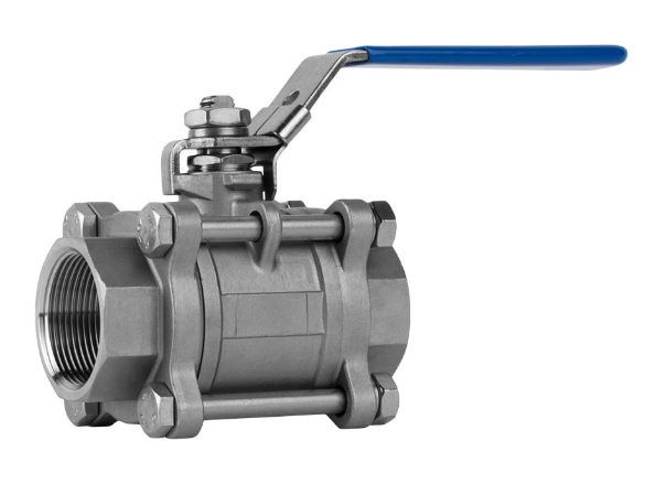 Кран шаровой ADL резьбовой 2", PN63, BV17, сталь нержавеющая, внутренняя резьба, с рычагом