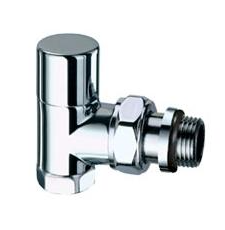 Вентиль запорный угловой FAR, 1/2" ВР (серебряный)  EPDM
