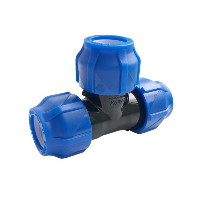 Тройник Valfex 50-50-50 обжим-обжим PP-R