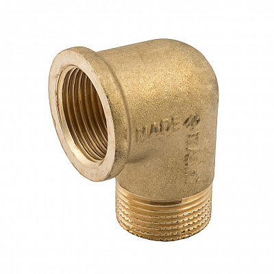 Угольник 90°, НВ, 1 1/2", 1 1/2", латунь Elsen