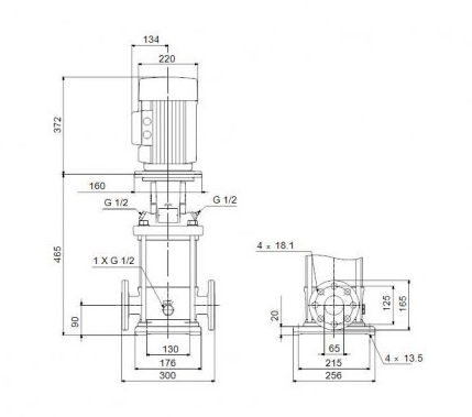 Насос Grundfos CR20-3 A-F-A-E-HQQE 3x400D 50 HZ