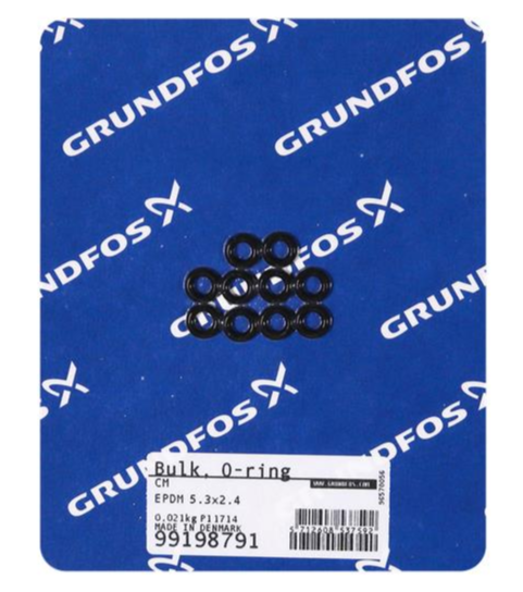 Кольцевые уплотнения Grundfos Bulk EPDM 5.3x2.4 (10 pcs) - 10 шт