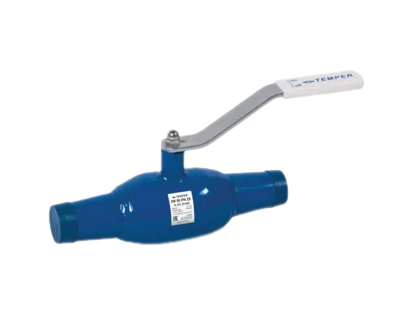 Кран шаровый Temper 09г2с полнопроходной DN 20 PN 40 приварное, рукоятка