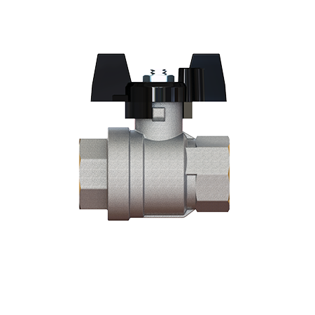 Кран шаровой Elsen Strong T 1" ВВ ручка-бабочка