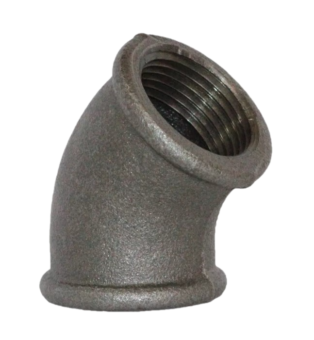 Угольник Fittex PLUS чугун 45гр Ду32 (1 1/4") м/м