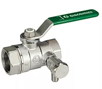 Кран шаровой с вн./вн. резьбой и сливом 2" Giacomini R250SX148
