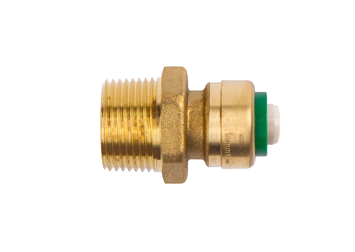 Соединитель Arrowhead с наружной резьбой Push 20mmx3/4"