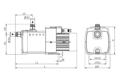Насос Wilo HiMulti 3-44 P/1/5/230