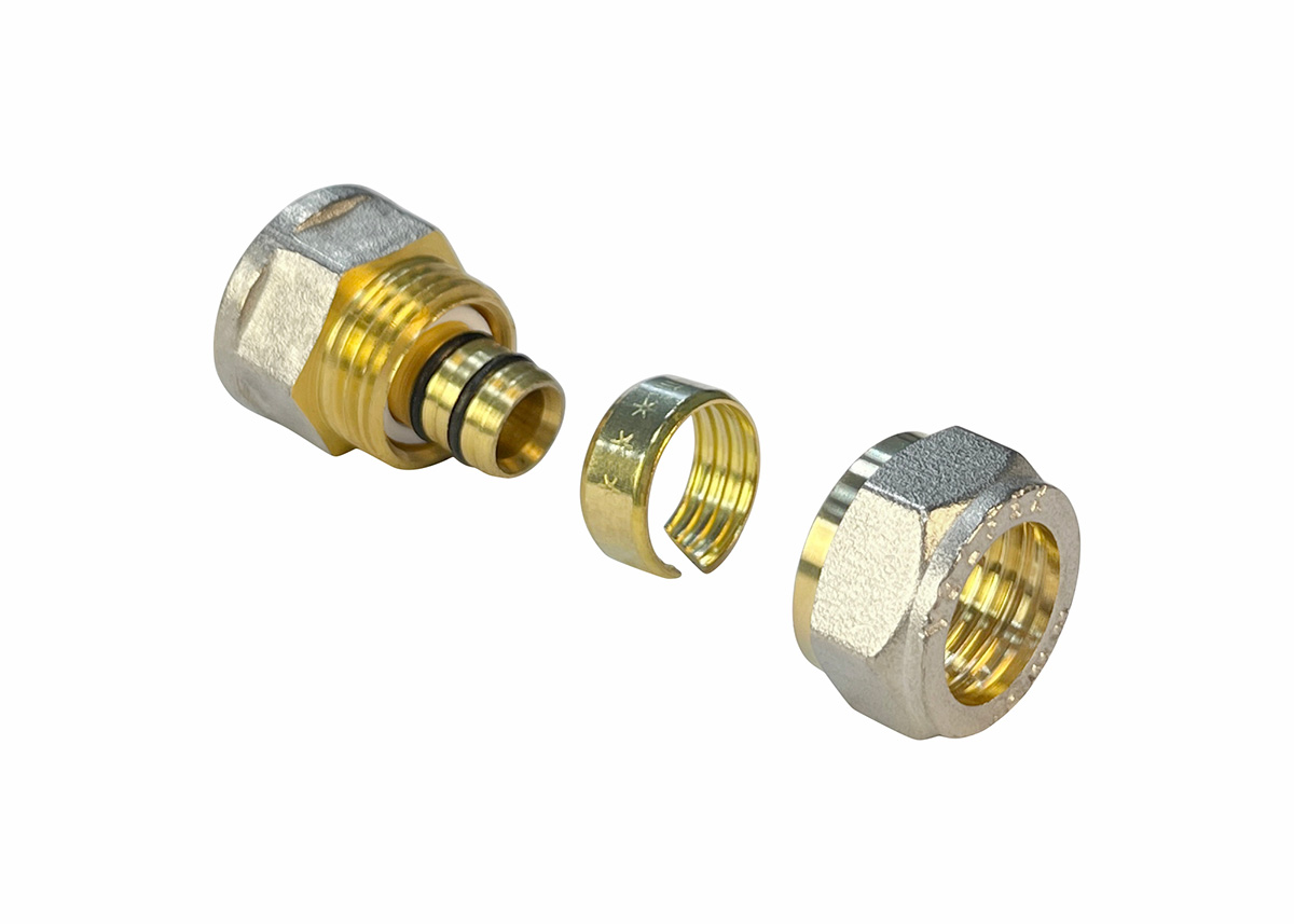 Соединитель VALFEX обжимной с переходом на ВР 16 x 3/4" (270/15)