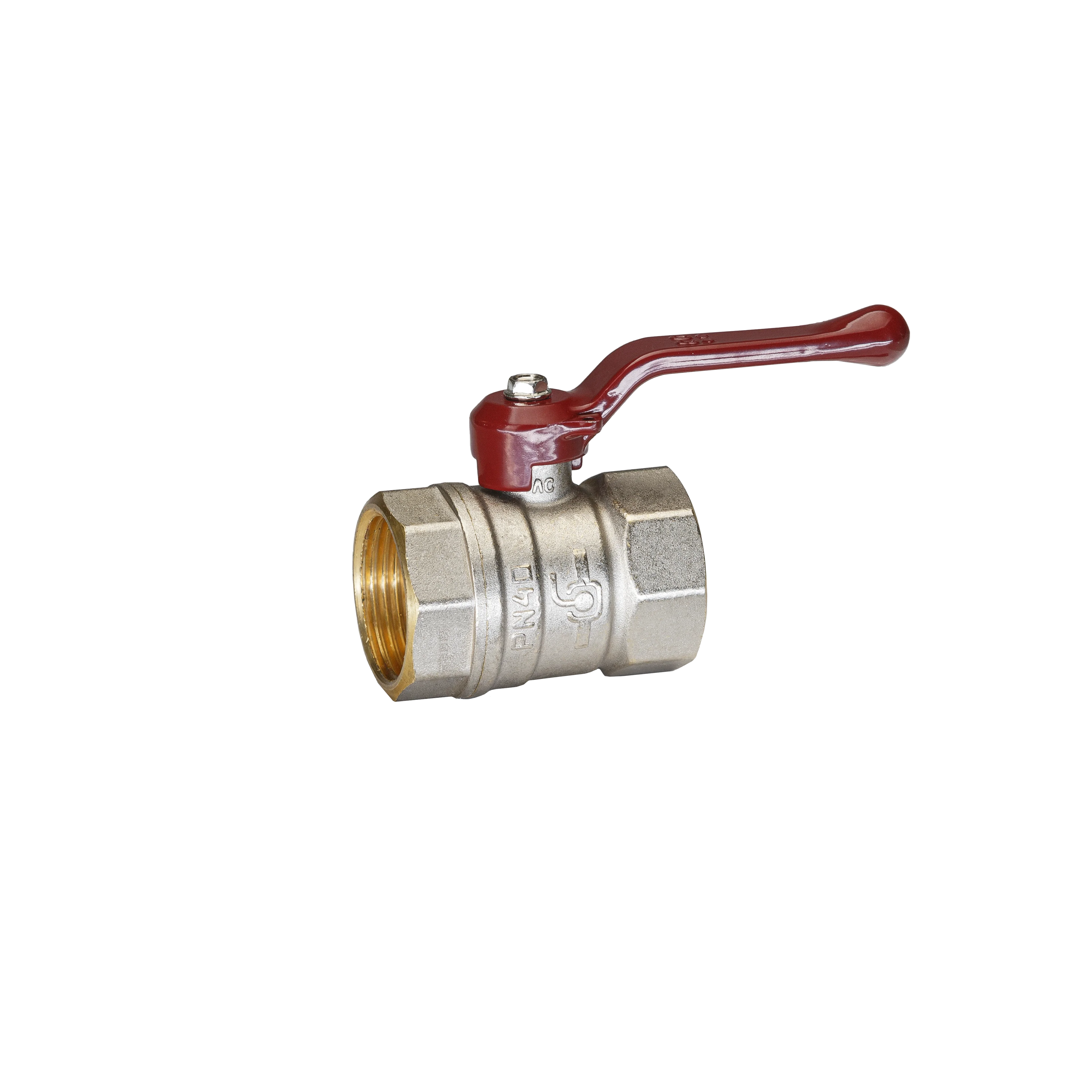 Кран шаровой латунный TEMPER 88.ВВ.Р.112. DN40 PN25