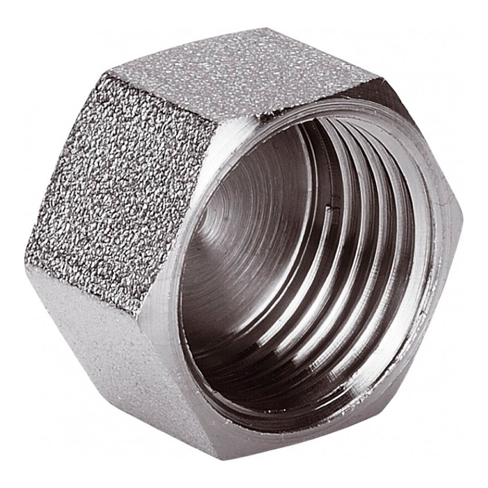 Заглушка General Fittings 3/8" М латунь никелированная