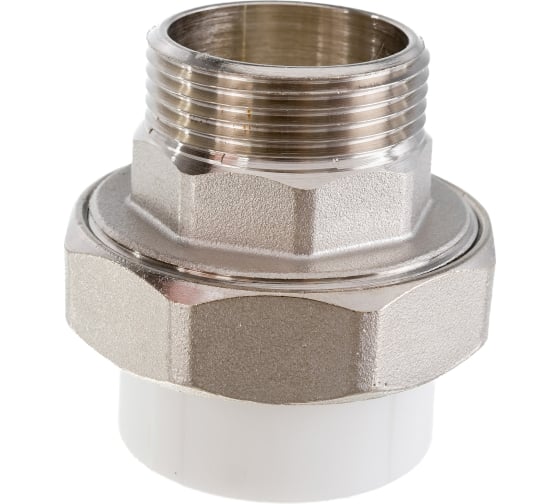 Муфта VALFEX PP-R бел комб разъем Дн40х1 1/4" НР усилен