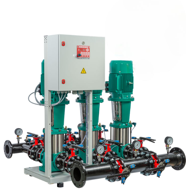 Насосная станция пожаротушения Wilo CO 4 MVL 9004/SK-FFS-R-CS
