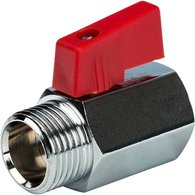 Кран шаровый Stout мини ВР-НР 1/2"