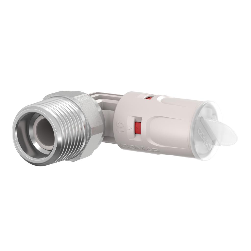 Уголок 90° с наружной резьбой 20x2 - M1/2 PUSH Comap
