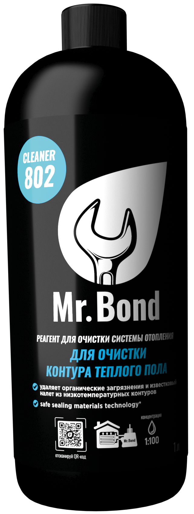 Mr.Bond Cleaner 802 Реагент для очистки контура теплого пола