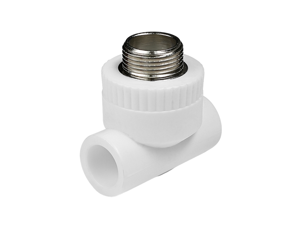 Тройник полипропиленовый комбинированный КОНТУР PP-R D20-3/4" н/р