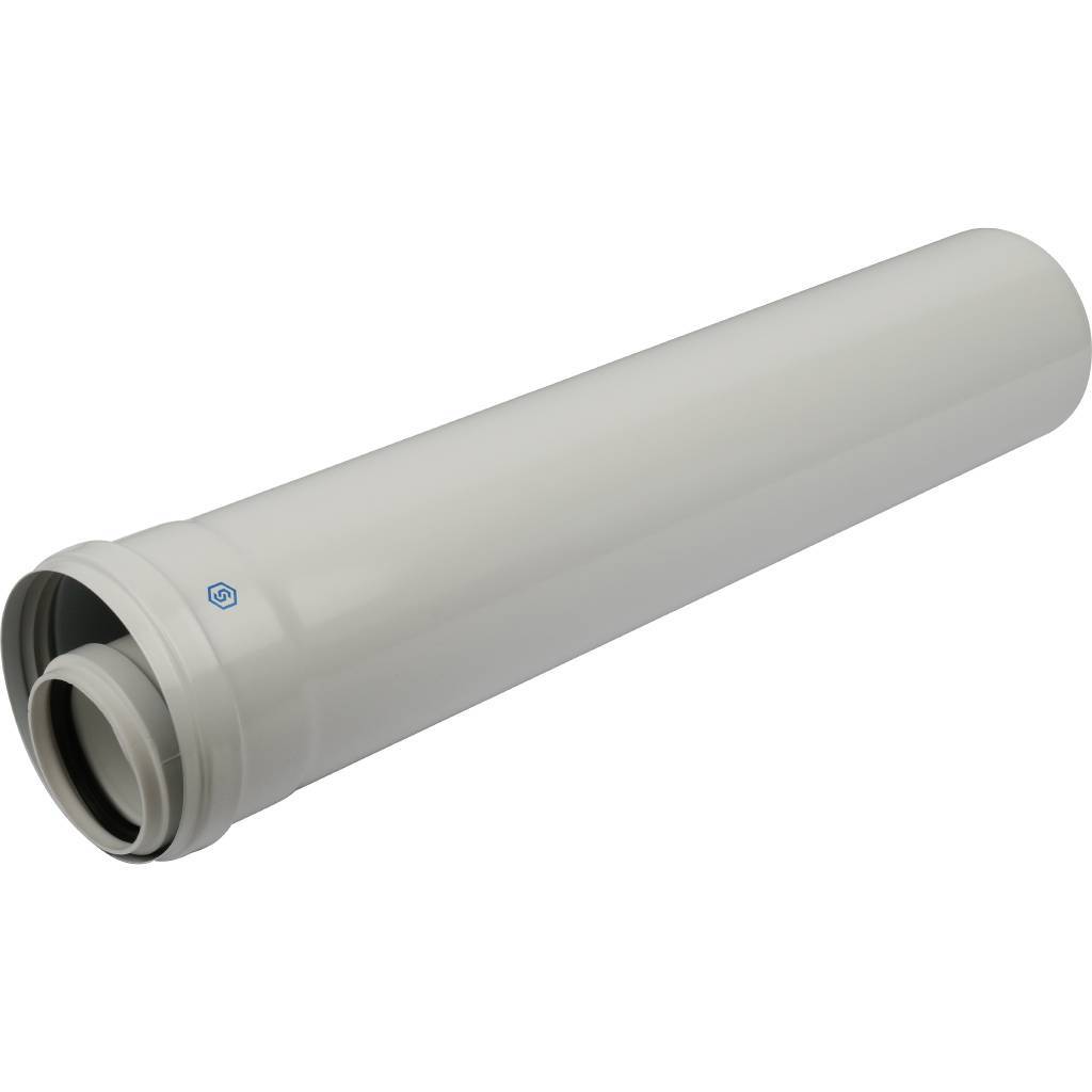 Элемент дымохода конденсационного труба Stout 500 мм D60/100 м/п PP-FE