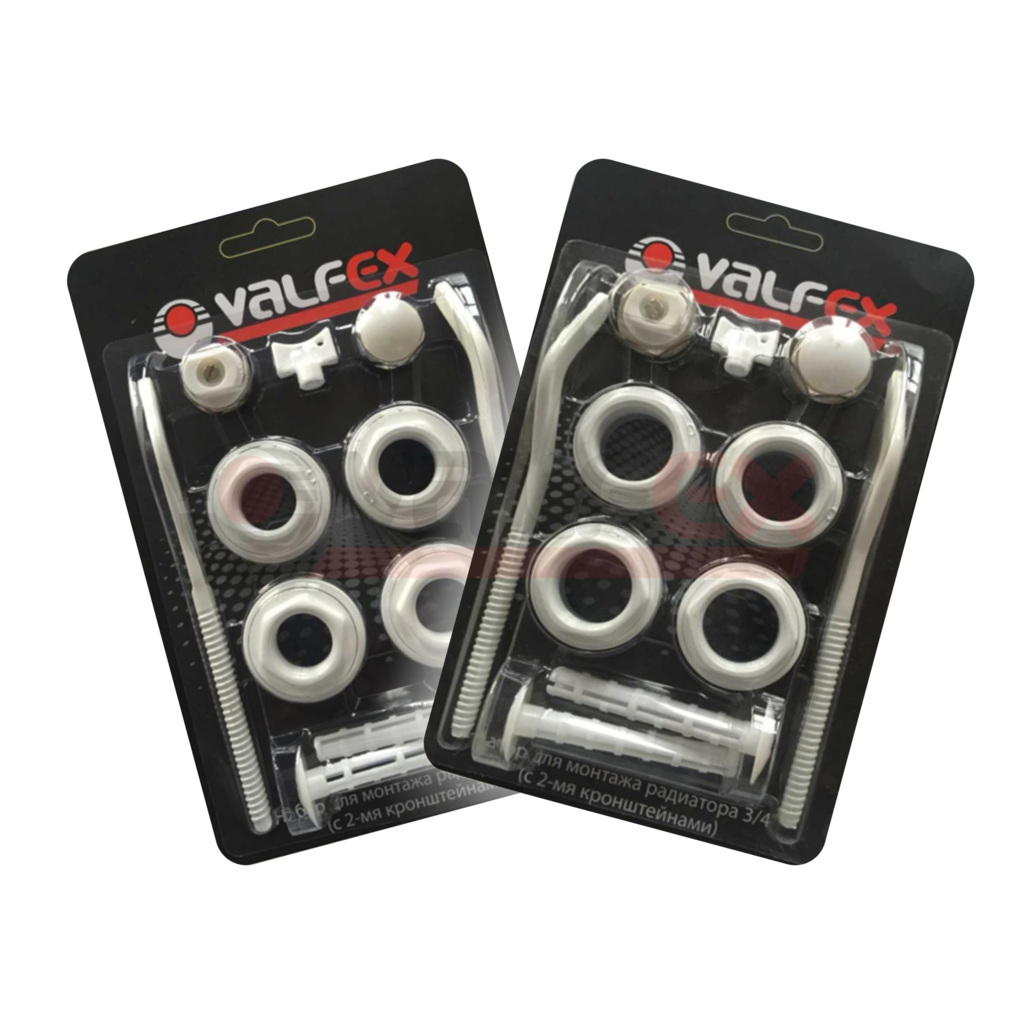 Комплект для радиаторов VALFEX 3/4" с 2мя кронштейнами