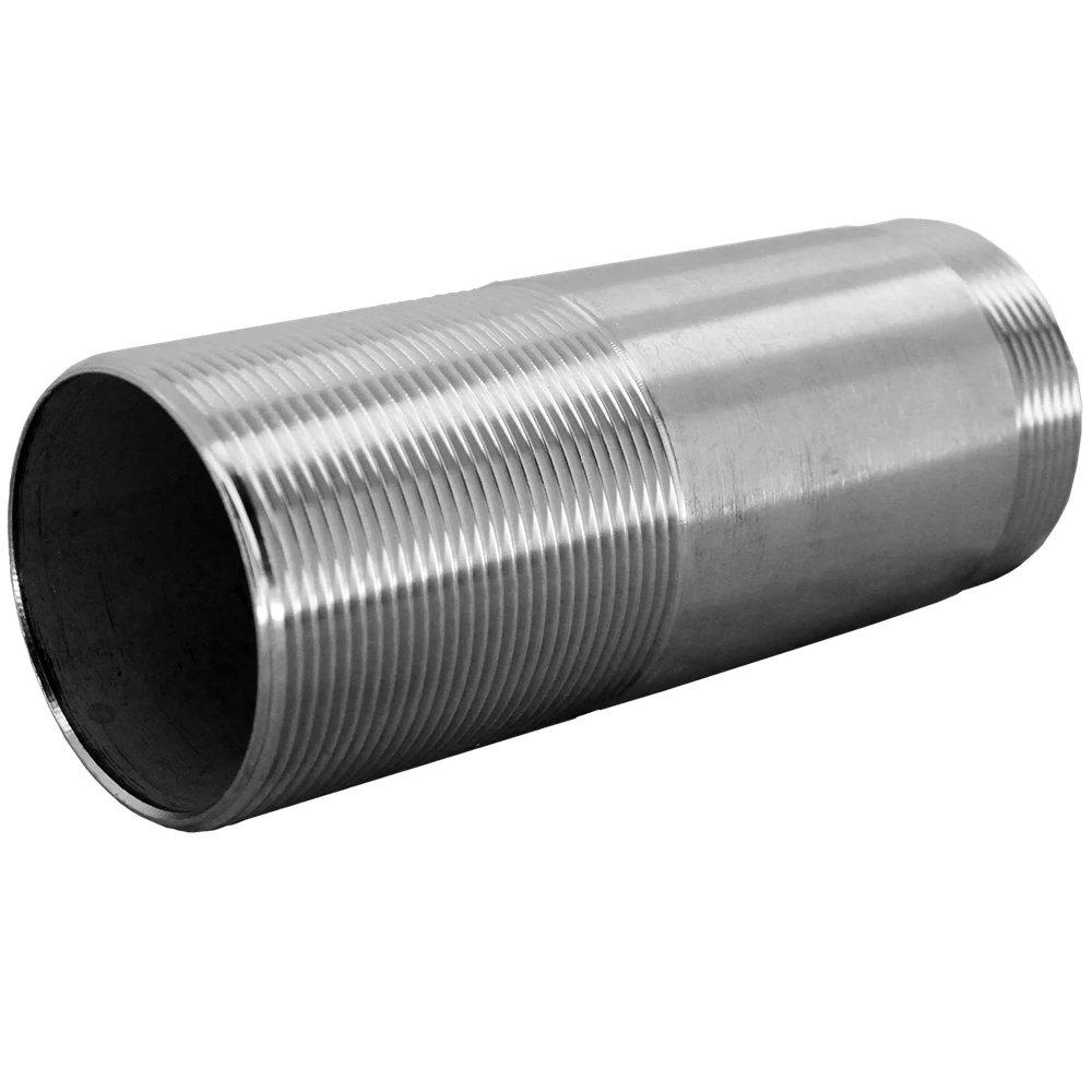 Сгон резьбовой нержавеющий Newkey, AISI304 DN 8 (1/4")  (CF8)  PN16
