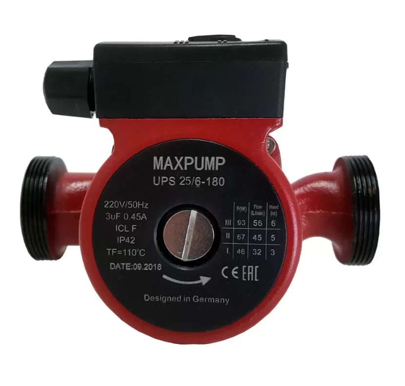 Циркуляционный насос MAXPUMP UPS 25/6-180