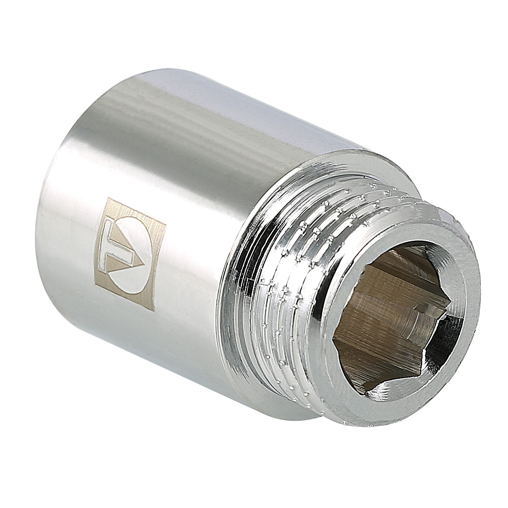 Фитинг Valtec VTR.198.C.0540 резьбовой – удлинитель хромированный