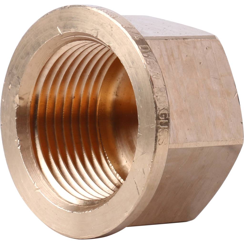 Заглушка, В, 1/2", бронза (RX)  с многогранником Viega