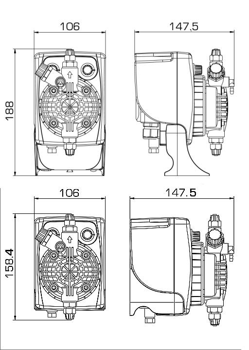 Насос PKX-FT/A 2-6 230V