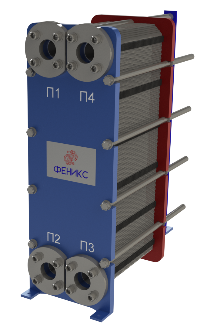 Теплообменник пластинчатый разборный Phoenix 16777 SAPR-14L-E-23
