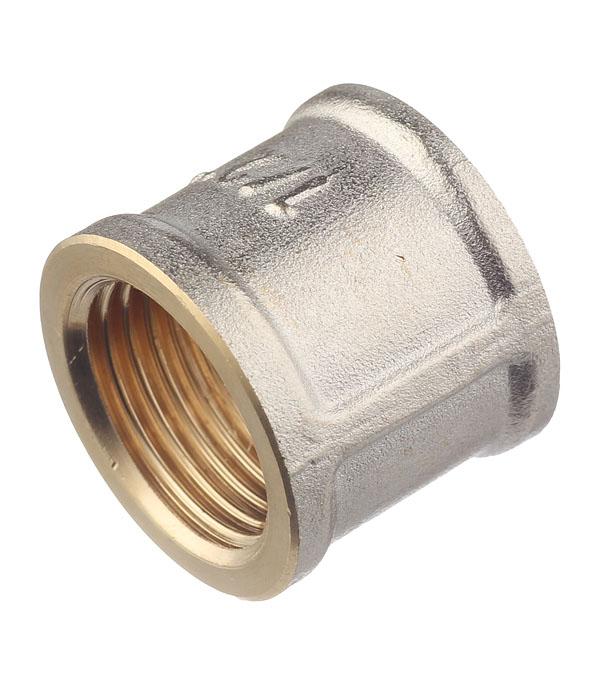 Муфта 3/8"-3/8" General Fittings 2600 резьба-резьба, вн., латунь никелированная
