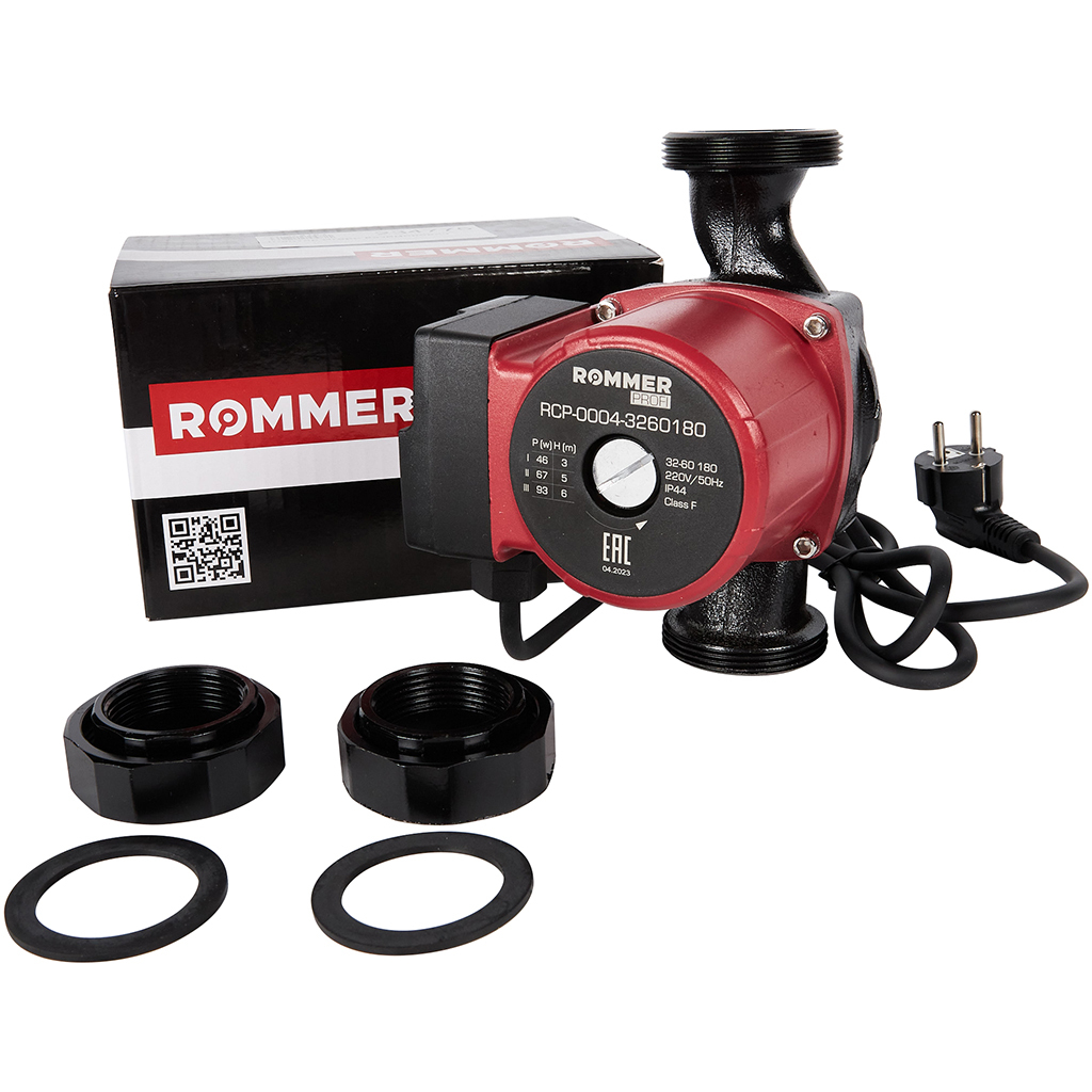 Циркуляционный насос ROMMER RCP-0004 32/60-180